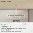 Axyaa Curve Pendant Chandelier for Dining & Living Room, LED Tube Ceiling Lamp