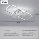 Axyaa Square LED Ceiling Light with 4 Heads for Living Room, Study & Home Decor