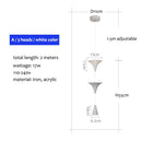 Axyaa Cone Pendant Light 17W: Industrial Hanging Lamp for Home Decor