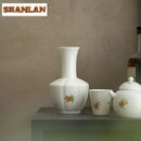 Axyaa Hand-painted Floral Vase: Antique Porcelain Plant Pot for Home Decoration