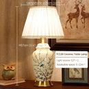 Axyaa Ceramic LED Table Lamp | Modern Luxury Desk Light for Home Living Room