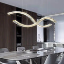 Axyaa Crystal Chandeliers: Modern LED Ceiling Hanging Lights for Living Room