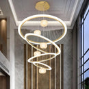Axyaa Modern Luxury Home Decoration Staircase Living Room Pendant Lights