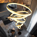 Axyaa Nordic Home Decoration Stair Chandelier Living Bedroom Dining Pendant Ceiling Light