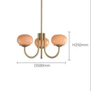 Axyaa Vintage Pink Bedroom Pendant Light - Medieval Style Cream Fixture