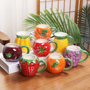 Axyaa Ceramic Fruit Coffee Cup Kids Breakfast Milk Mug Birthday Gift