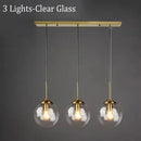 Axyaa Glass Ball LED Pendant Chandelier for Home Lighting Decoration