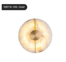 Axyaa Alabaster Marble Wall Sconce LED Light for Bedroom, Aisle, Hotel - Luxe Interior Decor