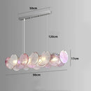 Axyaa Colorful Murano Glass Crystal Pendant Light: Modern Lighting for Living Room, Bedroom, Kitchen