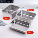 Axyaa Stainless Steel Drain Storage Tray for Kitchen Organization