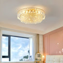Axyaa Luxury Crystal Chandelier - LED Ceiling Lamp for Living Room, Bedroom, Balcony
