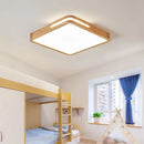Axyaa Nordic Wood LED Ceiling Light for Living Room & Bedroom