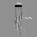 Axyaa Staircase Chandeliers: Modern LED Pendant Light Lamps for Living Room