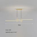 Axyaa Modern Bar Table Lamp Strip Light Fixture for Study Room & Tea Room