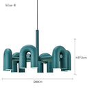 Axyaa U-shaped Pendant Lamp for Modern Living-Dining Room, Bedroom, Boys' Room