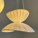 Axyaa Wabi Sabi Silk Pendant Light: Elegant Japanese Design for Living Room, Bedroom, Dining Room