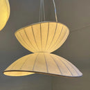 Axyaa Silk Pendant Light: French Living Room Wabi Sabi Style, Japanese Designer Influence