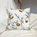 Axyaa Nordic Flower Embroidered Pillow Cover - Lightweight Luxury Home Decor