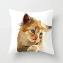 Axyaa Cute Animal Print Pillow Cover - 45X45cm