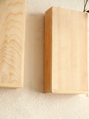 Wooden Wall-Mounted Vases by Axyaa: Minimalist Decor for Indoor Succulents or Artificial Flowers