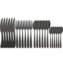 Axyaa 24Pcs Luxury Silverware Set for Elegant Dining