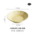 Axyaa Ceramic Bowl Set: Embossed Plates, High Value Tableware & Rice Bowls