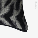 Axyaa Farmhouse Sofa Pillowcase: Striped Flannel Modern 3D Jacquard Decorative.