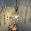 Luxury Brass Crystal Wall Lamp LED by Axyaa - Elegant Home Decor Lighting