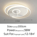 Axyaa White LED Ceiling Fan Light | 360° Rotation for Bedroom, Bathroom, Kitchen | Indoor Lighting Fixtures