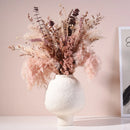 Axyaa Retro Ceramic Vase Handicraft Crude Pottery Floral Arrangement Home Decor