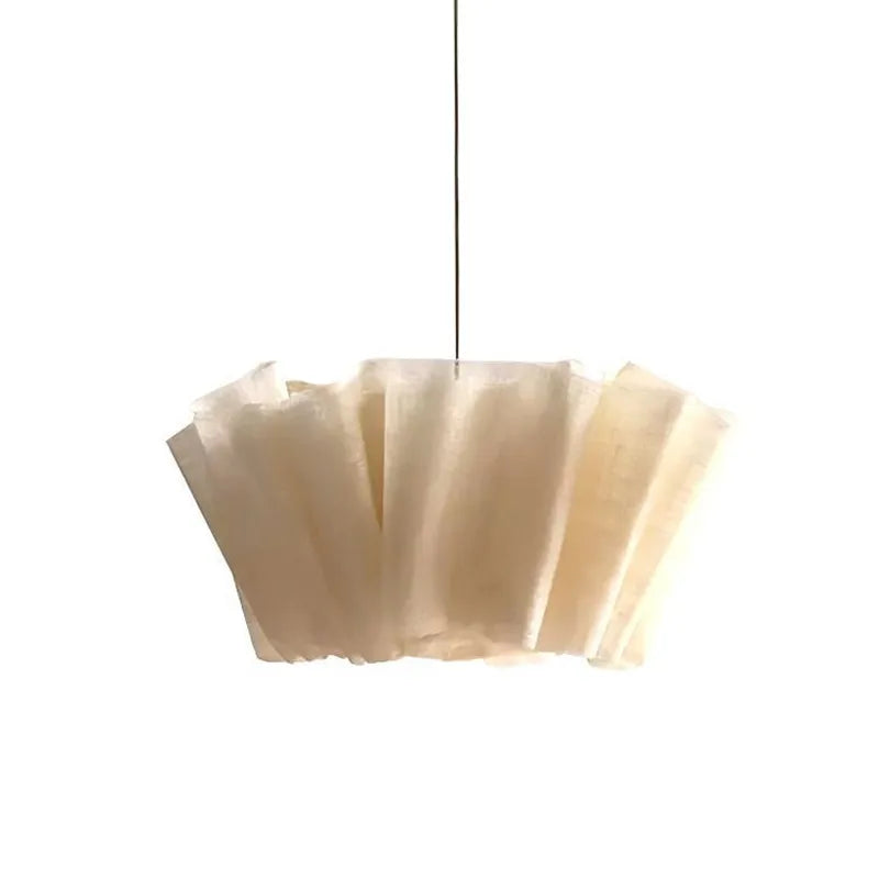 Axyaa Wabi Sabi Fabric LED Chandelier for Living Room, Hotel & Restaurant