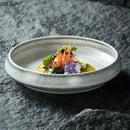 Axyaa Ceramic Deep Plate Set of 4