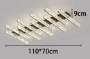 Axyaa Acrylic LED Ceiling Light for Home Bedroom Living Room Lighting