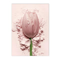Pink Flower Palm Balloon Canvas Painting Nordic Posters for Modern Living Room Decor by Axyaa