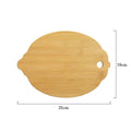 Axyaa Bamboo Fruit Cutting Board: Portable, Mini, Solid Wood Outdoor Friendly