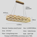 Axyaa Crystal Chandelier: Elegant Round Lamp for Luxurious Living, Dining, and Bedroom