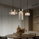 Axyaa Cracked Glass Pendant Light for Modern Indoor Decor