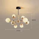 Axyaa Modern Ceiling Chandelier | Dining Room Pendant Light Fixture | Indoor Living Room Lighting