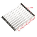 Axyaa Stainless Steel Foldable Kitchen Sink Dish Drainer and Storage Rack