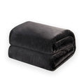 Axyaa Super Soft Reversible Mink Fleece Throw Blanket Twin Queen Size