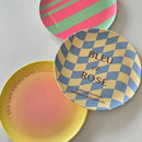 Axyaa Bamboo Fiber Plate - Cute Nordic Style Cartoon Tableware for Breakfast or Dessert