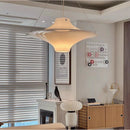Axyaa UFO Pendant Light: Designer Minimalist French Cream Style Bedroom Lamp