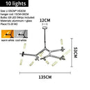 Axyaa Rotating LED Ceiling Chandelier Modern Living Room Pendant Lights