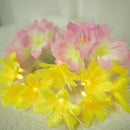 Axyaa Camellia Flower Lantern String Lights for Bedroom, Festival, and Courtyard Decor