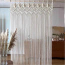 Boho Macrame Cotton Door Curtain Wall Hanging Art Tapestry by Axyaa
