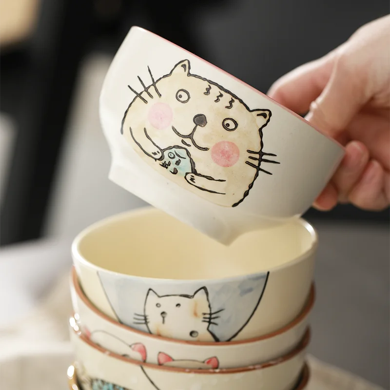 Axya Ceramic Rice Bowl Set - Stylish Tableware for Home