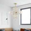 Axyaa Nordic Glass Chandelier: Personalized Design for Living Room, Dining Room & Model Room