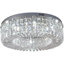 Axyaa Crystal Ceiling Lamp: Luxury Restaurant LED Lighting, Modern Living Room Decor