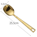 Axyaa Gold Stainless Steel Kitchen Utensil Set