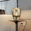 Axyaa Glass Table Lamp: Czech Designer Desk Light for Bedroom, Study, Living Room